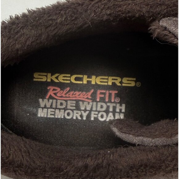 Skechers‎ Womens Totem Pole Relaxed Fit Brown Leather Ankle Boots Moc Toe Size 7 - Picture 8 of 10